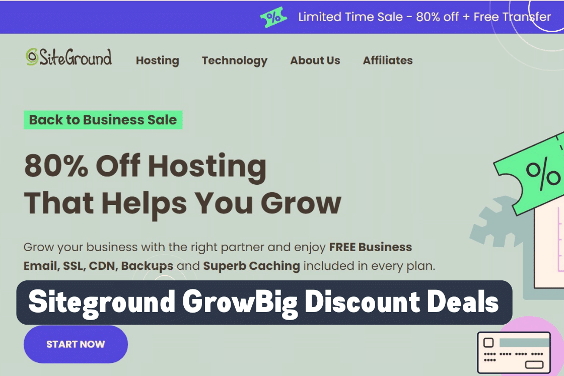 Siteground Grow Big Discount Deals 2022